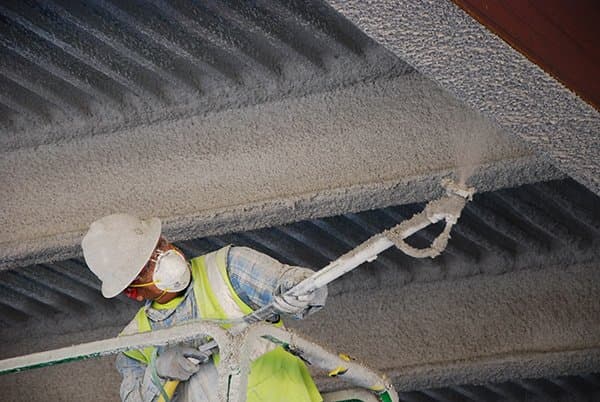 Spray-Applied Fireproofing by DESA Foam Insulation