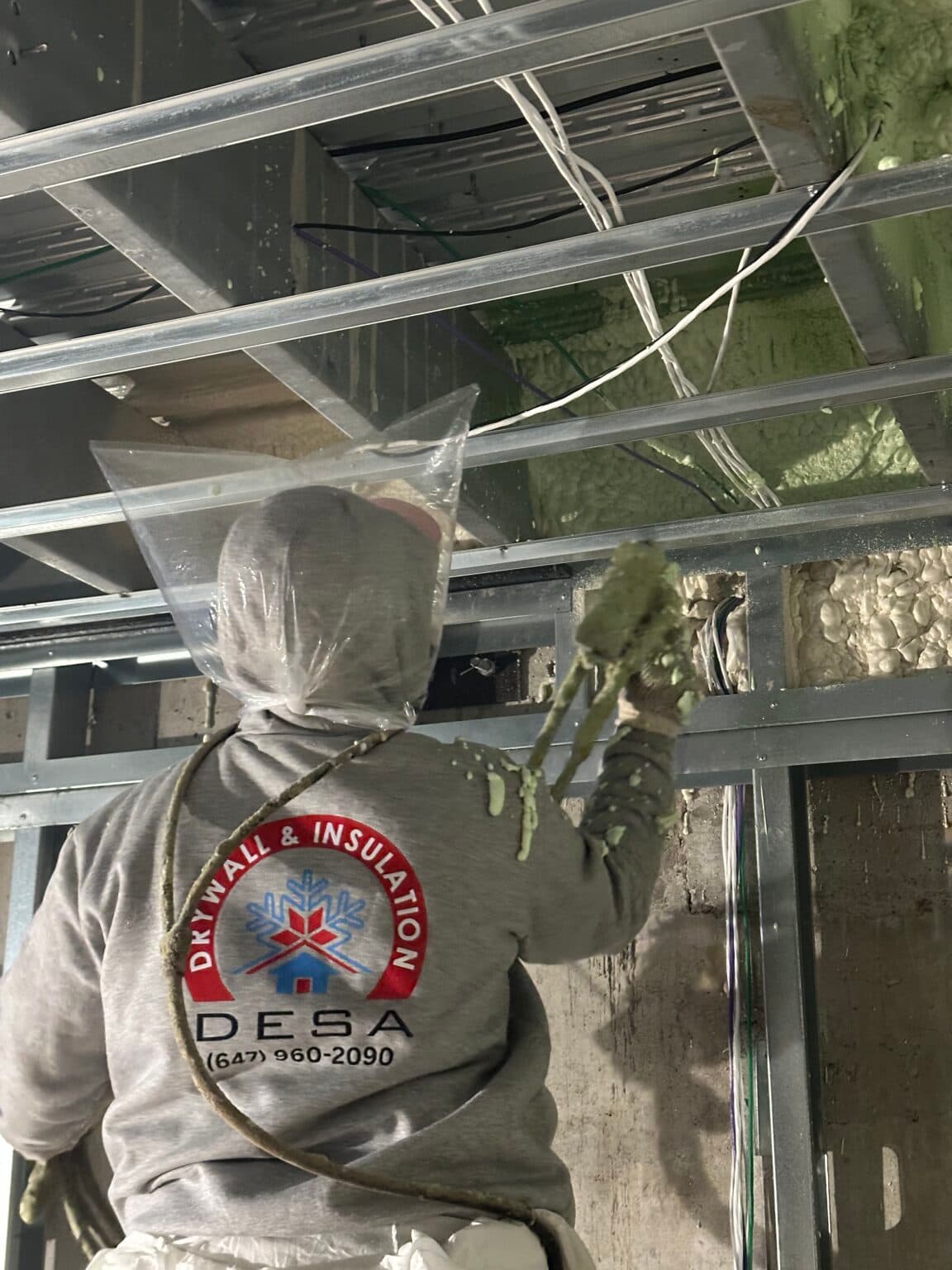 Completed insulation and construction project in the GTA